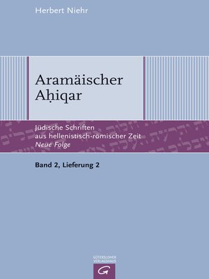 cover image of Aramäischer Ahiqar